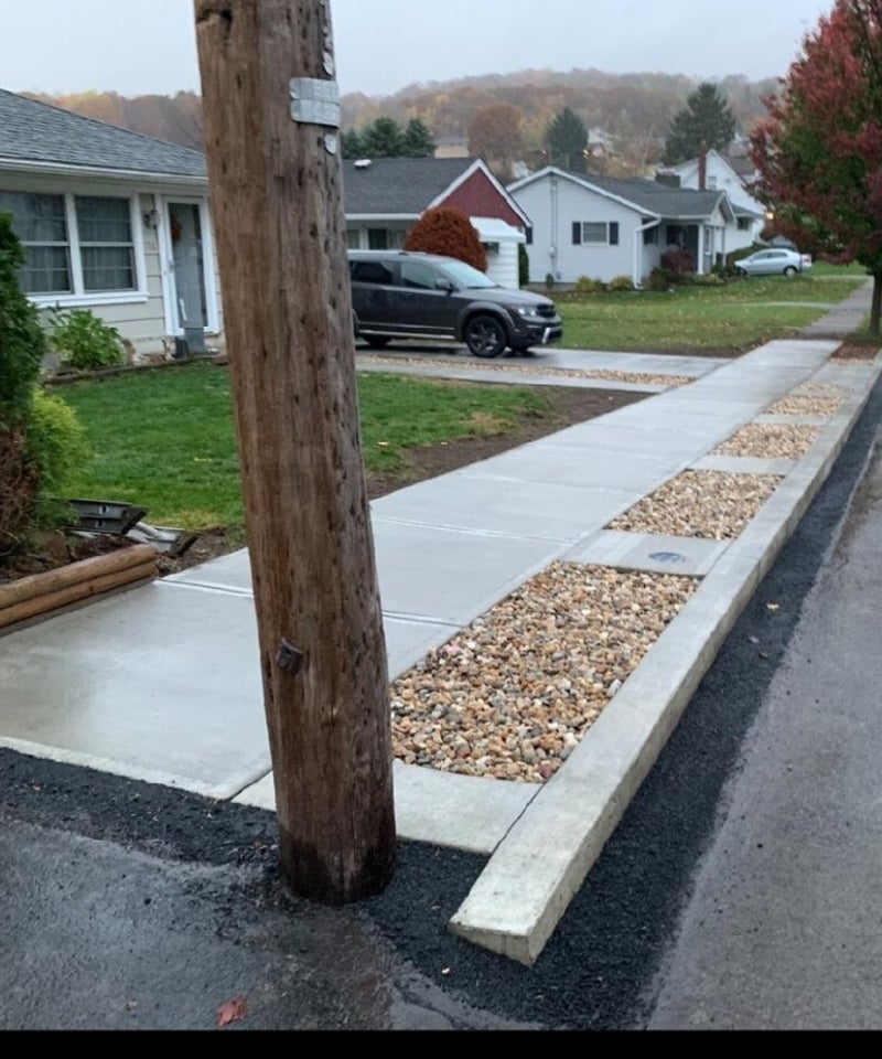 Pending confirmation concrete walkway and front steps photo